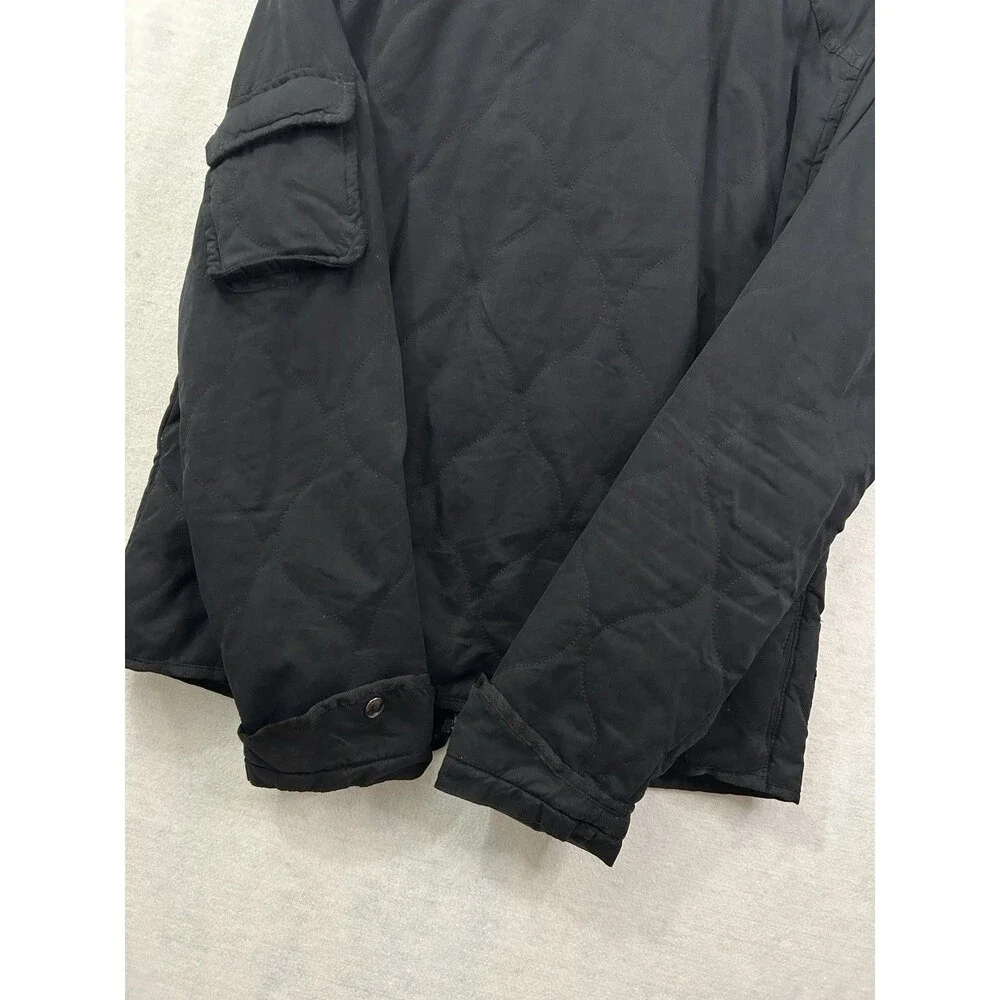Banana Republic Heritage Men’s Small Black Quilted Utility Field Jacket Coat S